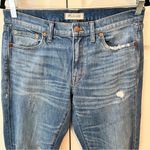 Madewell High-Rise Slim Boyjean with Raw Hem Size 27 Photo 3