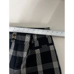Anthropologie Pants Womens 4 A+ Plaid The Essential Slim Trousers Black White Photo 7