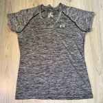Under Armour  Gray heat gear semi Fitted Short Sleeve T-Shirt top Photo 0