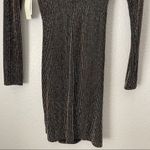 𝅺NWT ROW A Metallic Sheath Dress Black X Photo 6