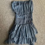 Planet Blue Blue Life Strapless Party Romper Photo 0