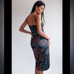 Asymmetrical averie HALLEY DRAPED MIDI dress NWT $168 revolve formal party xxl Blue Photo 3