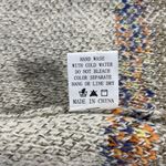 Debut  Womens S/M Open Cardigan Tribal Geometric Pattern Long Sweater Beige Brown Photo 5