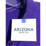 Arizona Jeans Arizona Jean Co Purple Polo Shirt Womens XXL Stretch Preppy Uniform Casual NWT Photo 4