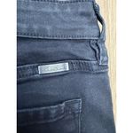 KanCan Black High Rise Frayed Hem Jean Shorts Women's 5/26 Size 4 Photo 3