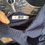 Uniqlo  Dark Blue Polka Dot Shirt size large Photo 4