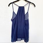 Aerie  Navy Notch V-Neck Pattern Tank Size Small Photo 5