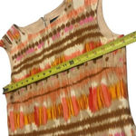 Tahari  Multicolor Linen Blend Mini Shift Dress Travel Resort Coastal Chic 8 Photo 9
