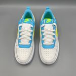 Nike Court Borough Low 2 GS /5Y 'White Baltic Blue Volt' Women's Size 6.5 Photo 3