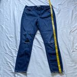 Universal Threads Universal Thread Dark Blue Distressed Skinny Jeans Photo 1