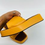 Alohas Janice Platform Sandals‎ Slides Orange Svegan 90s Y2K EU41 10 Photo 6