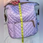 Tommy Bahama  Quilted Lavender Backpack Like New Photo 5