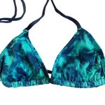 Yandy Two Piece Teal & Blue Tie Dye Bikini Set Adjustable Medium NEW WITH TAGS Photo 4