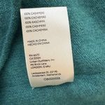 Free People  School Boy Cardi Teal Green  Sweater Cashmere Size XS Womens EUC Photo 6