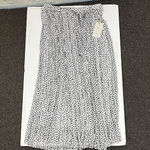 Joie  pleated maxi polka dot black and white skirt Photo 0