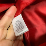 Banana Republic  red wool double breasted pea coat jacket‎ size small minimalist Photo 2