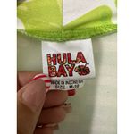 Hula Bay Hawaiian Tropical Lime Green Banana Leaves Stretch Open Cardigan M Size M Photo 4