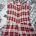 Reformation Pompano Highland Plaid Smocked Wide Leg Jumpsuit Size 2 Photo 5