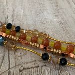 Francesca’s beaded Apple Watch bracelet band multi color rose gold 42/44mm Pink Photo 6