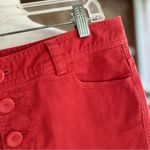 Caslon  Red Denim Mini Skirt 8 Photo 5