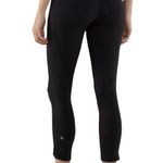 Lululemon Can't Stop Crop High Rise Runners Leggings Black / Slalom Stripe 8 Photo 1