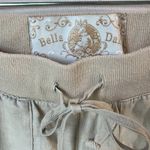 Bella Dahl Linen Pants Khaki Elastic Drawstring  Womens XS Photo 1