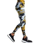 𝅺NOLI Yoga NWT ‘G.I. Jane’ High Waisted Legging in Yellow/Black Size Small Yellow Photo 4