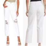 Rails NWT ‎ Atwater Blanche Distressed White Slouchy Straight Leg Jeans School 25 Photo 1