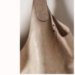 Free People  Hadley Distressed Slouchy Bag in Mineral NWT $168R Photo 2