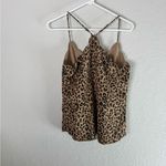 J.Crew Tan and Black Animal Print Silky Scalloped Camisole Size 4 Photo 10