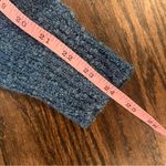 Cottagecore Flower Embroidered Blue Sweater size small Vintage Photo 7