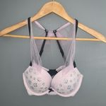 Victoria's Secret VS lavender rhinestone lace tulle push up bra Photo 5