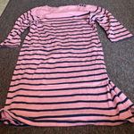LL bean pink stripe mariners dress M Blue Size M Photo 1