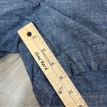 The Limited  Chambray Easy Short Cuffed Hem Low Rise Chino Shorts Blue 2‎ Photo 10