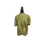 CAbi  Clover Dots Silk Blouse Women's Multicolor Polka Dot Short Sleeve Sz‎ Small Photo 1