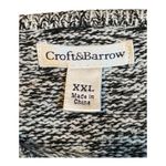 Croft & Barrow  Christmas Scottie Dog Sequin Bow Sweater Gray Women Size XXL Photo 5