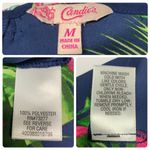 Candie's Blue Floral Flowy Tropical Tank Top Photo 10