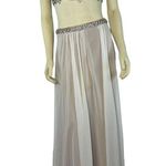 Terani Couture PROM 1611P1018 White & Nude size 6 Photo 0