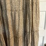 Japna  Floral Neutral Maxi Tiered Skirt Photo 1