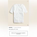 J.Crew NWT Small Perfect-Fit Short-Sleeve Crewneck T-Shirt Navy Basic Knit XXS Photo 6