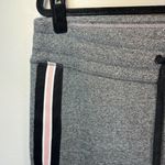 Calvin Klein  Performance Fleece Pants Gray Heather Stripe Slit Leg Women's Sz XL Photo 3