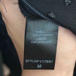 DO+BE Black Long Sleeve Dressy Blouse Size‎ Medium Photo 7