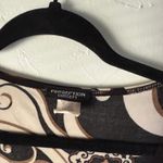 Y2K Perception Concept Brown Swirl Cowl Neck Sleeveless Top Medium 70's Retro Photo 5