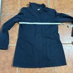 Jil Sander  Navy Blue Silk Lined Jacket Snap on Button Italy size 42 Photo 10