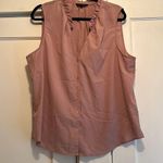 Banana Republic | Pink Ruffled Tank Top Size XL Photo 0