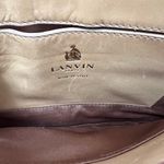 Lanvin Snakeskin Partition Shoulder Bag in Red Photo 8