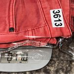 Free People  Women’s Size 26 Red Cowgirl Cropped Flare Jeans Photo 10