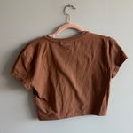 Aritzia  brown crop top Photo 1