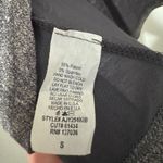 August Winds EUC  gray open back tie blouse S Photo 2