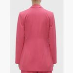 VERO MODA NWT Charity Slim Fit Long Blazer 6 US / 38 EU IN RASPBERRY Photo 3